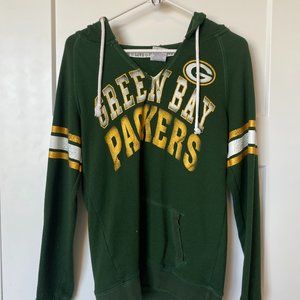 Pink Green Bay Packers Hoodie